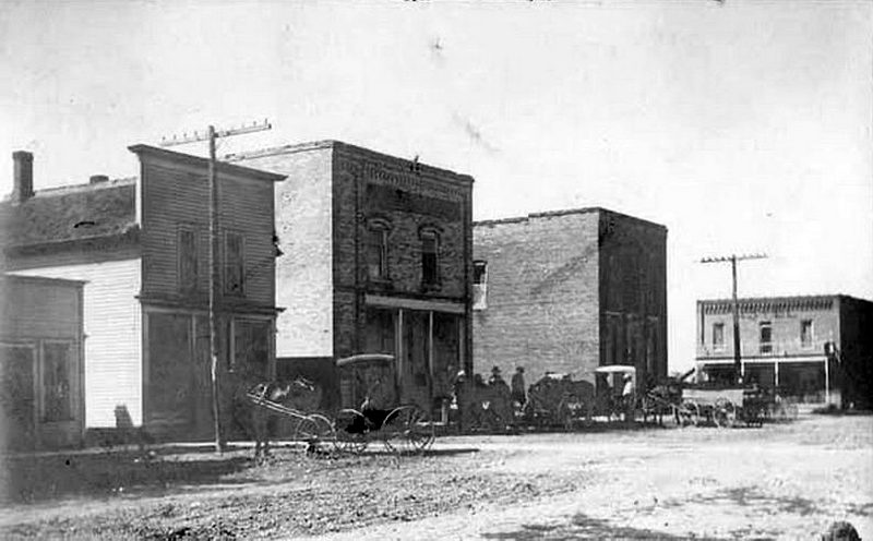 Shaftsburg - Old Buildings Now Gone (newer photo)